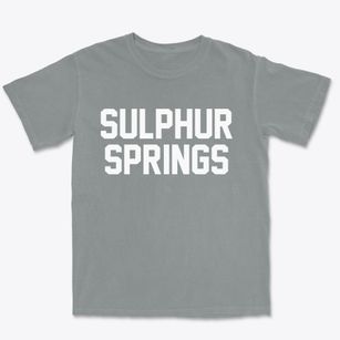 Sulphur Springs Ohio Classic Block Premium Heavyweight T-shirt