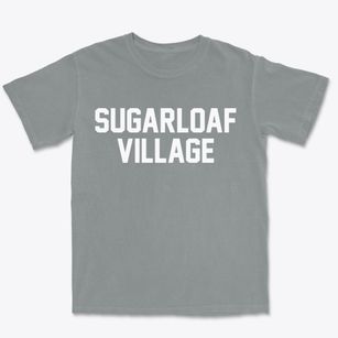 Sugarloaf Village California Classic Block Premium Heavyweight T-shirt