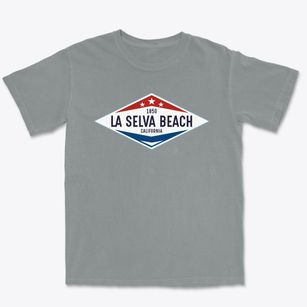 La Selva Beach California Diamond Star Premium Heavyweight T-shirt