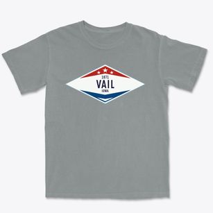 Vail Iowa Diamond Star Premium Heavyweight T-shirt