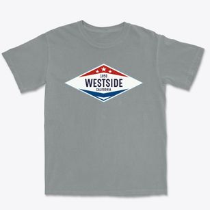 Westside California Diamond Star Premium Heavyweight T-shirt