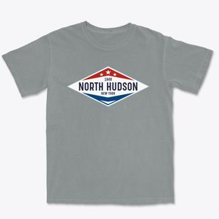 North Hudson New York Diamond Star Premium Heavyweight T-shirt