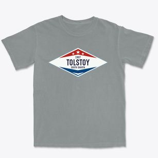 Tolstoy South Dakota Diamond Star Premium Heavyweight T-shirt