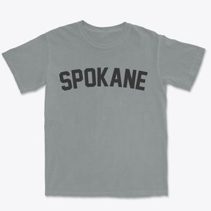 Spokane Washington Classic Curve Premium Heavyweight T-shirt