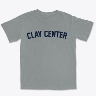 Clay Center Ohio Classic Curve Premium Heavyweight T-shirt