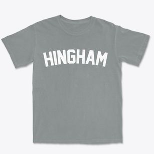 Hingham Massachusetts Classic Curve Premium Heavyweight T-shirt