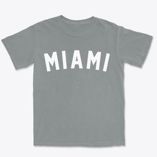 Miami Florida Classic Curve Premium Heavyweight T-shirt
