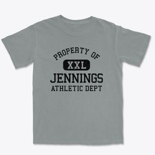 Jennings Missouri Athletic Dept Premium Heavyweight T-shirt