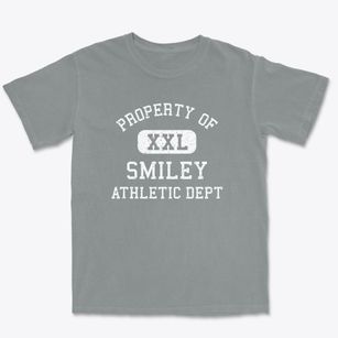 Smiley Texas Athletic Dept Premium Heavyweight T-shirt