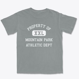 Mountain Park Oklahoma Athletic Dept Premium Heavyweight T-shirt