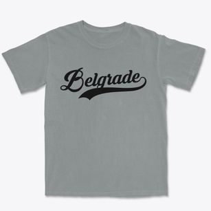 Belgrade Maine Vintage Team Premium Heavyweight T-shirt