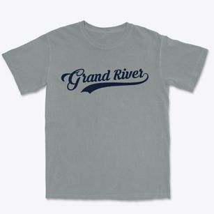 Grand River Ohio Vintage Team Premium Heavyweight T-shirt