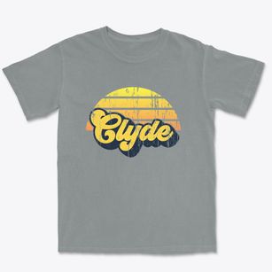 Clyde North Carolina Sublime Sunset Premium Heavyweight T-shirt