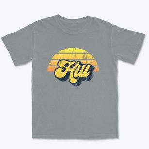 Hill New Hampshire Sublime Sunset Premium Heavyweight T-shirt