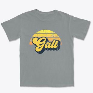 Galt California Sublime Sunset Premium Heavyweight T-shirt