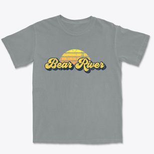 Bear River Wyoming Sublime Sunset Premium Heavyweight T-shirt