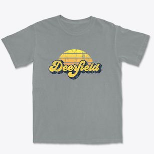 Deerfield Illinois Sublime Sunset Premium Heavyweight T-shirt