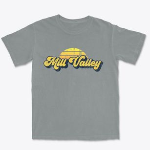 Mill Valley California Sublime Sunset Premium Heavyweight T-shirt