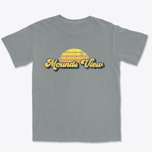 Mounds View Minnesota Sublime Sunset Premium Heavyweight T-shirt