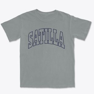 Satilla Georgia Trendy Block Premium Heavyweight T-shirt
