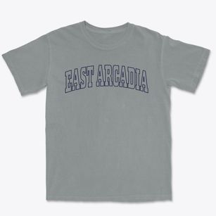 East Arcadia North Carolina Trendy Block Premium Heavyweight T-shirt