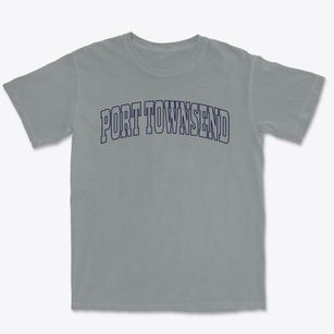 Port Townsend Washington Trendy Block Premium Heavyweight T-shirt