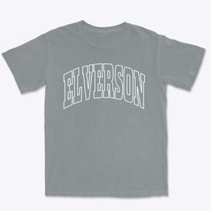 Elverson Pennsylvania Trendy Block Premium Heavyweight T-shirt