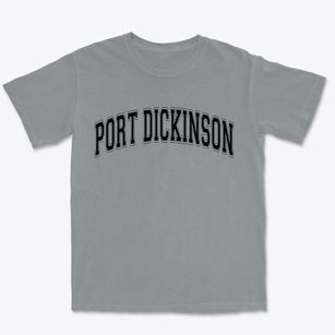Port Dickinson New York Varsity Premium Heavyweight T-shirt