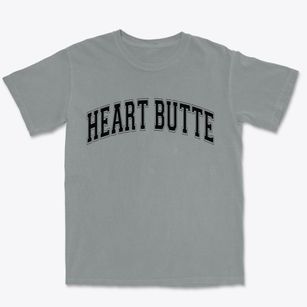 Heart Butte Montana Varsity Premium Heavyweight T-shirt