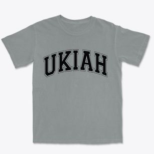 Ukiah Oregon Varsity Premium Heavyweight T-shirt