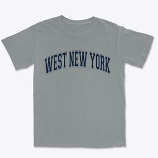 West New York New Jersey Varsity Premium Heavyweight T-shirt