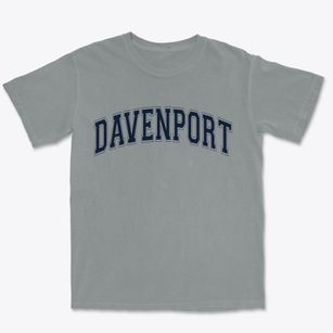 Davenport Iowa Varsity Premium Heavyweight T-shirt