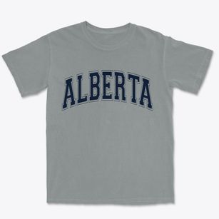 Alberta Virginia Varsity Premium Heavyweight T-shirt