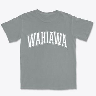Wahiawa Hawaii Varsity Premium Heavyweight T-shirt