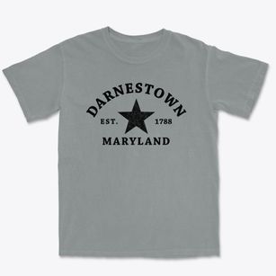 Darnestown Maryland Star Premium Heavyweight T-shirt