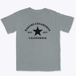 Rancho Cucamonga California Star Premium Heavyweight T-shirt