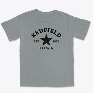 Redfield Iowa Star Premium Heavyweight T-shirt