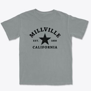 Millville California Star Premium Heavyweight T-shirt