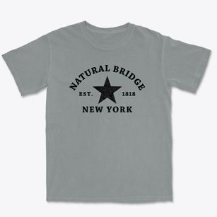 Natural Bridge New York Star Premium Heavyweight T-shirt