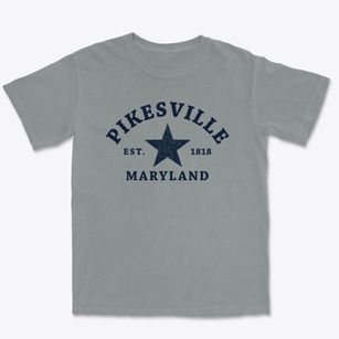 Pikesville Maryland Star Premium Heavyweight T-shirt