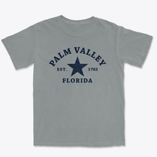 Palm Valley Florida Star Premium Heavyweight T-shirt