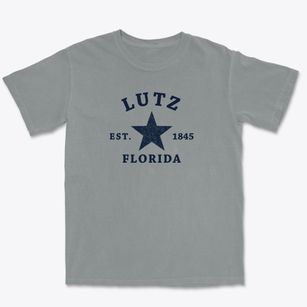 Lutz Florida Star Premium Heavyweight T-shirt