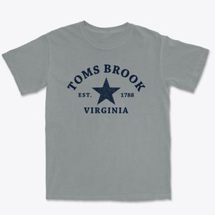 Toms Brook Virginia Star Premium Heavyweight T-shirt