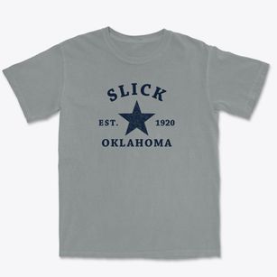 Slick Oklahoma Star Premium Heavyweight T-shirt