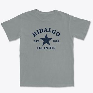 Hidalgo Illinois Star Premium Heavyweight T-shirt