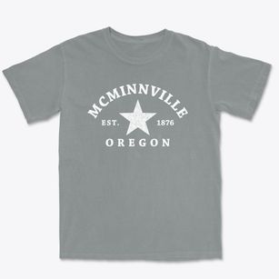 Mcminnville Oregon Star Premium Heavyweight T-shirt