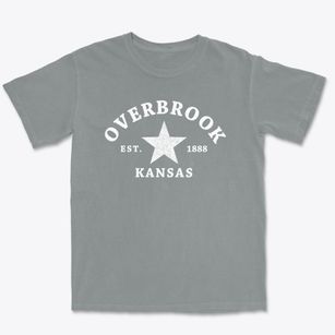Overbrook Kansas Star Premium Heavyweight T-shirt