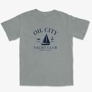 Oil City Louisiana Yacht Club Premium Heavyweight T-shirt