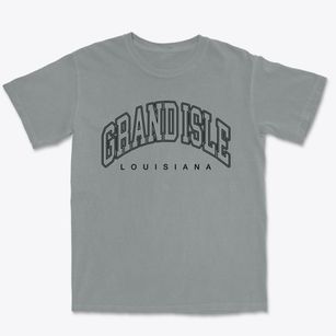 Grand Isle Louisiana Inline Premium Heavyweight T-shirt