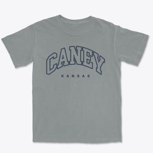 Caney Kansas Inline Premium Heavyweight T-shirt